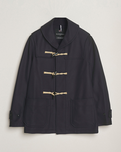 Gloverall Shawl Collar Duffle Jacket Navy – Azul