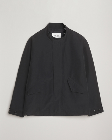 NN07 Sophus Nylon Bomber Jacket Black – Negro