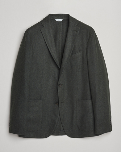 Boglioli K Jacket Wool Herringbone Blazer Hunting Green – Verde