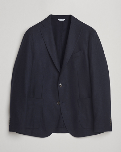 Boglioli K Jacket Wool/Cashmere Blazer Navy – Azul