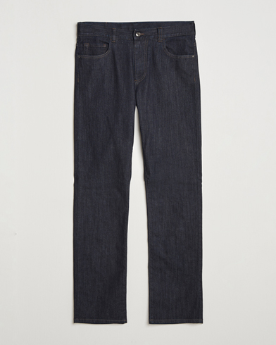 Canali Slim Fit Jeans Dark Rinse – Azul