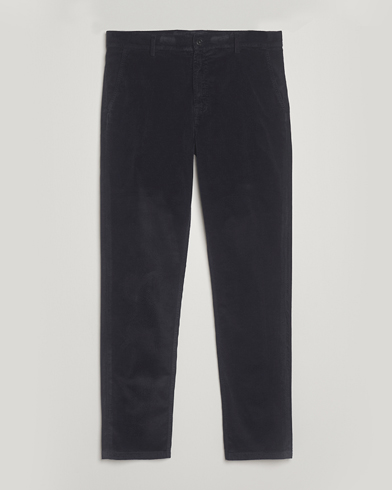 Canali Soft Corduroy Trousers Navy – Azul