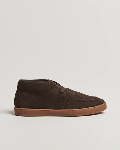Canali Chukka Boots Dark Brown Suede – Marrón