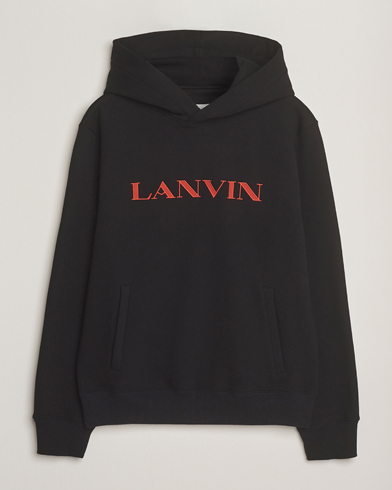 Lanvin Logo Hoodie Black – Negro