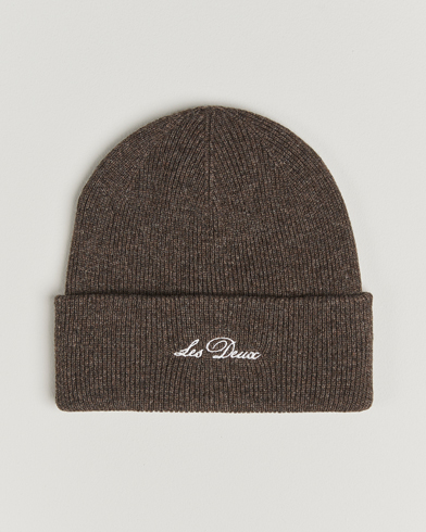 LES DEUX Wayne Wool Beanie Mountain Gray – Gris
