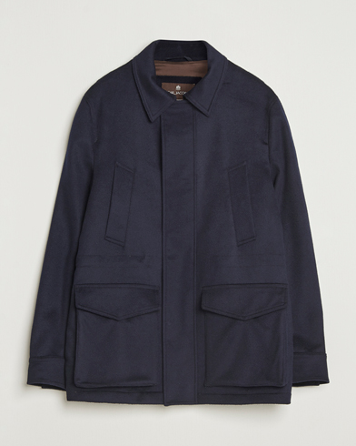 Oscar Jacobson Traveler Wool Jacket Navy – Azul