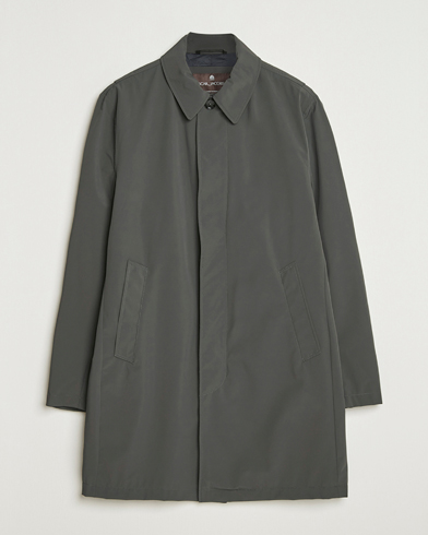 Oscar Jacobson Nylon Car Coat Olive – Verde