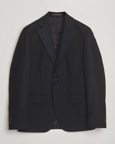 Oscar Jacobson Fogerty Wool Blazer Black – Negro