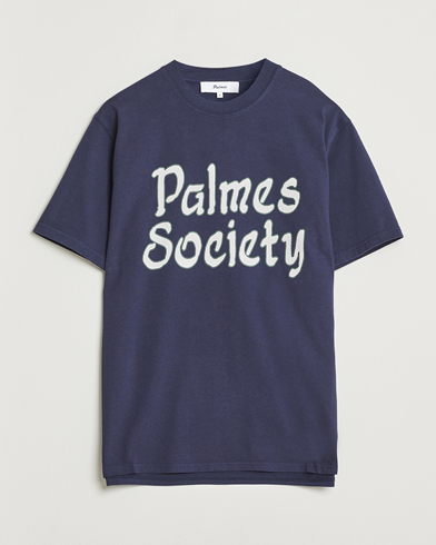 Palmes Society T-Shirt Navy – Azul