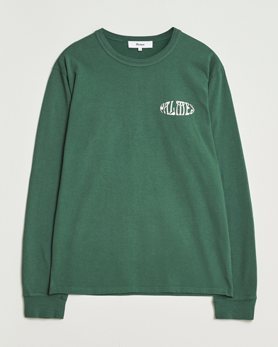 Palmes Angels Long Sleeve T-Shirt Dark Green – Verde