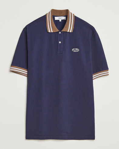 Palmes Oval Pique Polo Dark Blue – Azul