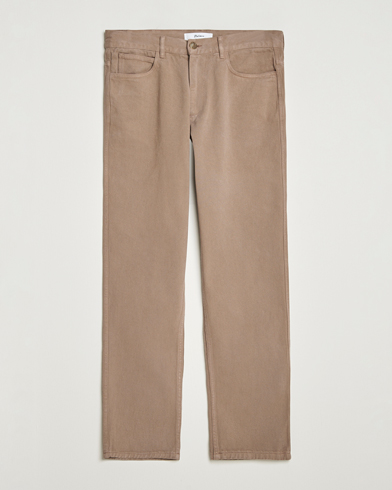 Palmes Coarse 5-Pocket Trousers Fossil – Marrón