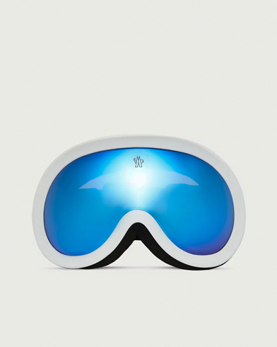 Moncler Lunettes 0ME8018 Ski Goggles White/Blue – Azul