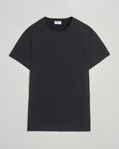 Filippa K Lightweight Cotton Crew Neck T-Shirt Black – Negro