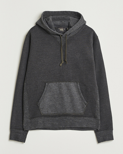 RRL Two Tone Hooded Sweatshirt Charcoal – Gris