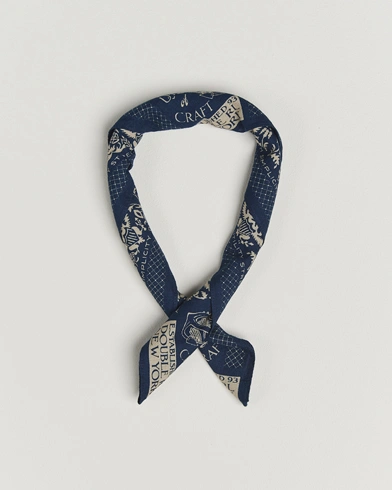RRL Ried Bandana Indigo/Cream – Azul