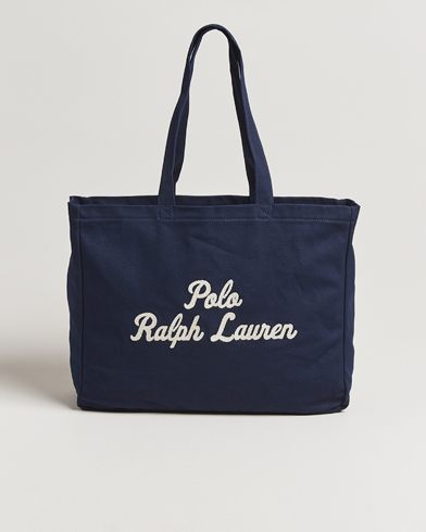 Polo Ralph Lauren Canvas Logo Tote Bag Newport Navy – Azul