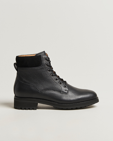 Polo Ralph Lauren Bryson Mid Boot Black Calf – Negro