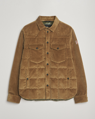 Moncler Grenoble Gelt Corduroy Shirt Jacket Brown – Marrón