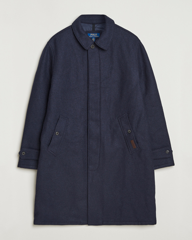 Polo Ralph Lauren Heritage Twill Wool Coat Collection Navy – Azul