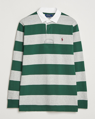Polo Ralph Lauren Jersey Striped Rugger Vintage Pine/Andover Heather – Gris