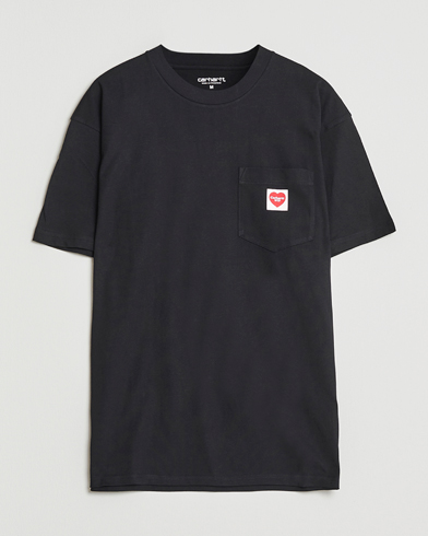 Carhartt WIP Pocket Heart T-Shirt Black – Negro