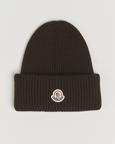 Moncler Cashmere Beanie Brown – Marrón