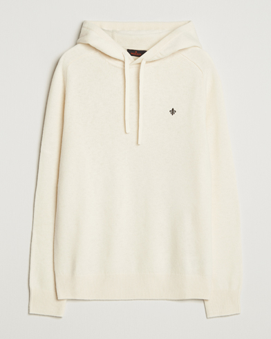 Morris Hertford Lambswool Hoodie Off White – Blanco