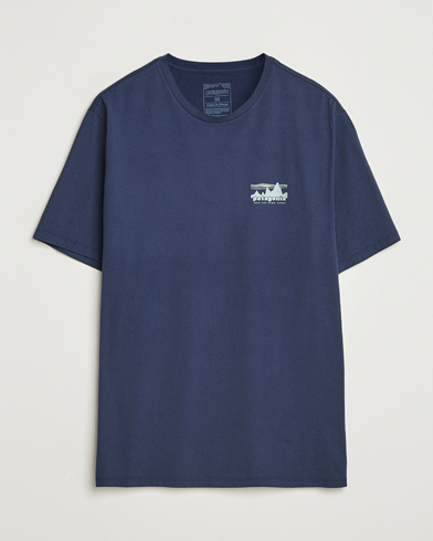 Patagonia 73 Skyline Organic T-Shirt New Navy – Azul
