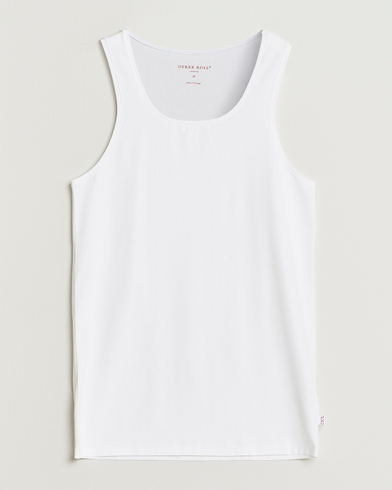 Derek Rose Pima Cotton Tank Top White – Blanco