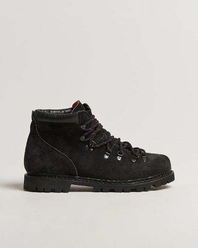 Paraboot Avoriaz Hiking Boot Black Suede – Negro