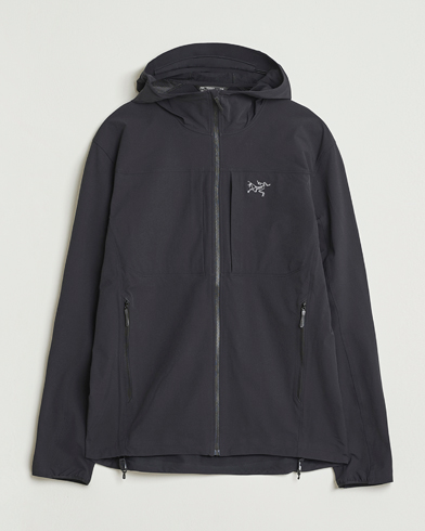 Arc'teryx Gamma Lightweight Softshell Hooded Jacket Black – Negro