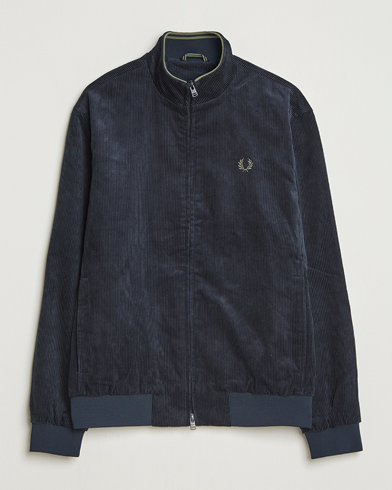Fred Perry Brentham Corduroy Jacket Navy – Azul