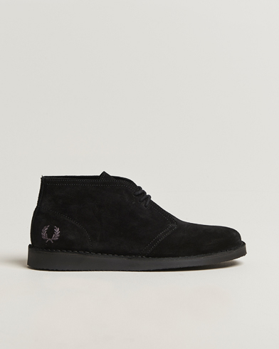 Fred Perry Hawley Suede Chukka Boot Black – Negro