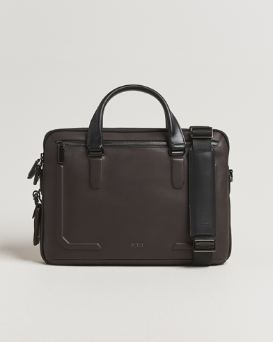 TUMI Harrison Sycamore Slim Brief Espresso Brown – Marrón