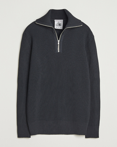 S.N.S. Herning Fender Wool Half-Zip Molten Grey – Gris