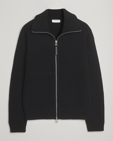 Tiger of Sweden Niall Heavy Wool Full Zip Black – Negro