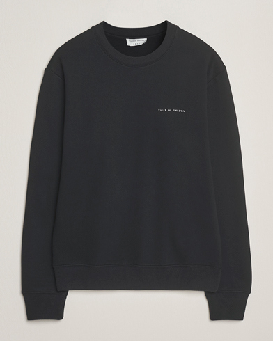 Tiger of Sweden Emerson Crew Neck Sweatshirt Black – Negro
