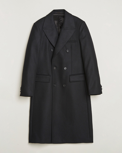 Tiger of Sweden Hennri Double Breasted Coat Black – Negro