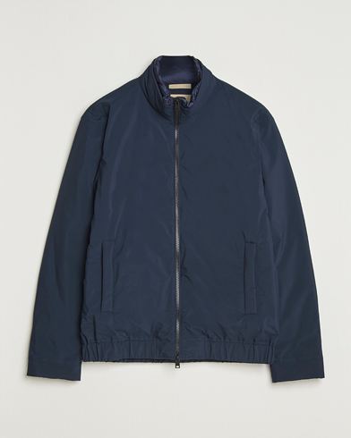 Woolrich Cloud Lewis Bomber Melton Blue – Azul