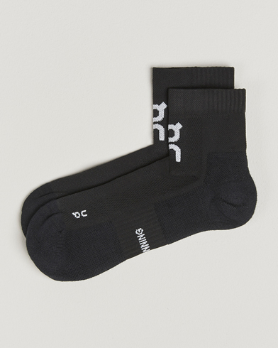 On Core Run Sock Mid 2-Pack Black – Negro