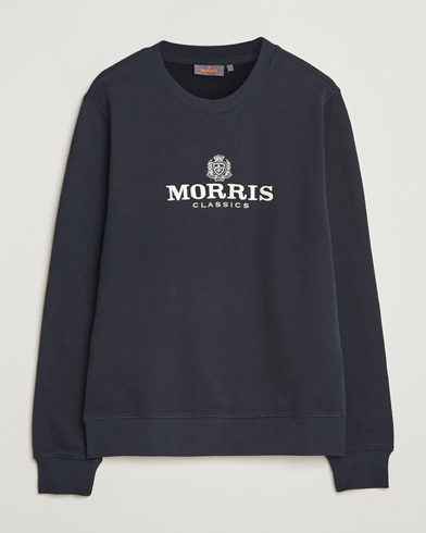 Morris Brian Logo Sweatshirt Navy – Azul