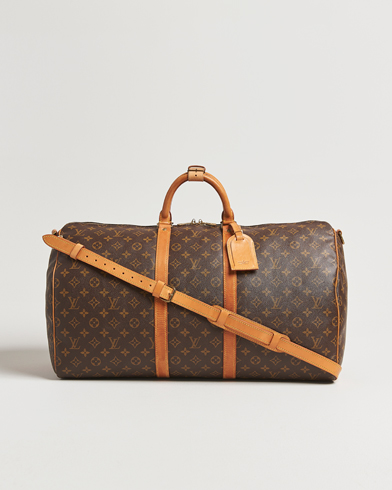 Louis Vuitton Pre-Owned Keepall Bandoulière 55 Monogram – Marrón
