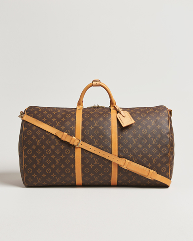 Louis Vuitton Pre-Owned Keepall Bandoulière 60 Monogram – Marrón