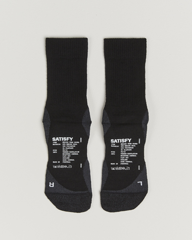 Satisfy Tie Dye Merino Tube Socks Black – Negro