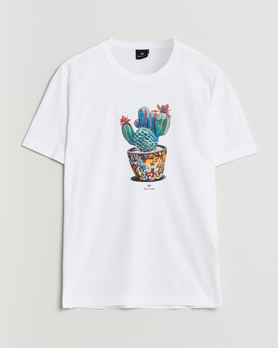PS Paul Smith Cactus Crew Neck T-Shirt White – Blanco