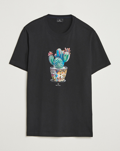 PS Paul Smith Cactus Crew Neck T-Shirt Black – Negro