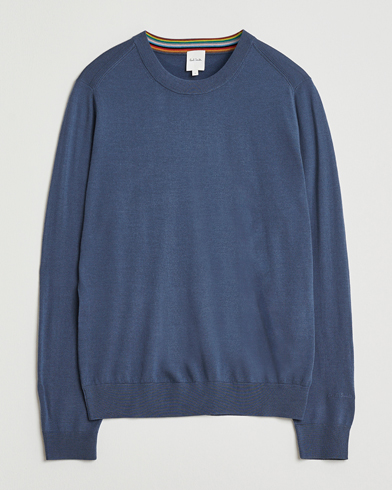 Paul Smith Merino Knitted Sweater Blue – Azul