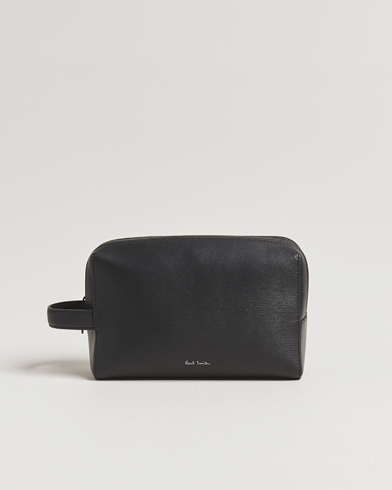 Paul Smith Leather Washbag Black – Negro