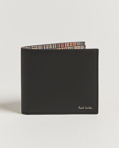Paul Smith Signature Stripe Billfold Black – Multicolor